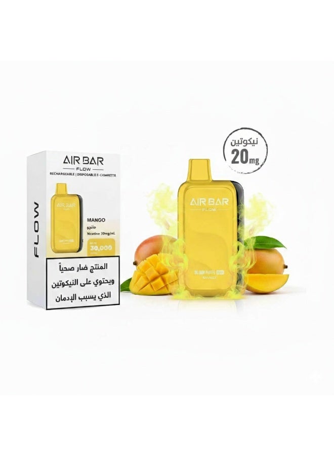 Air Bar Flow Mango 30000 Puffs 5mg Rechargeable Disposable Vape - Image 2